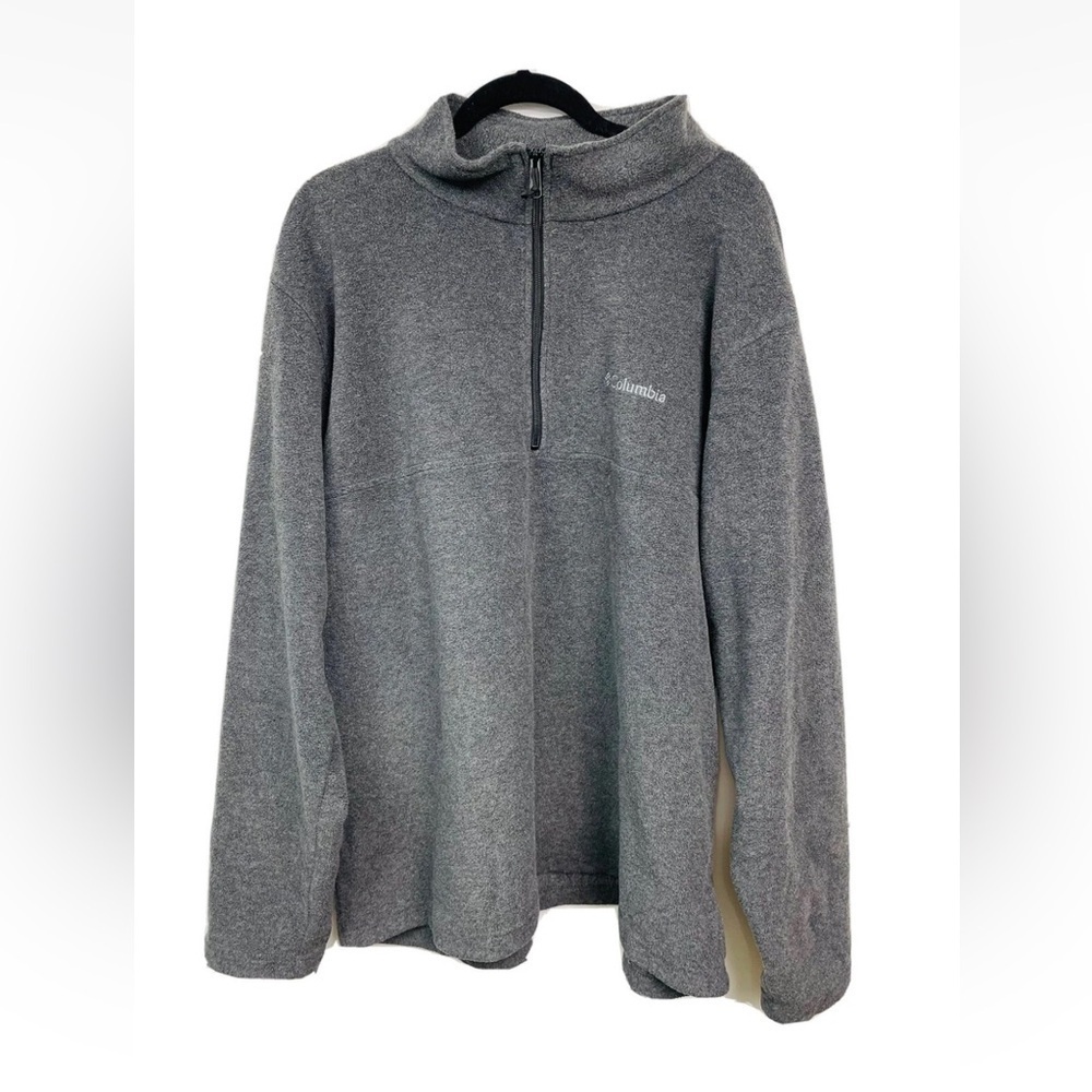 Columbia Men's Charcoal Zip-Up Sweater